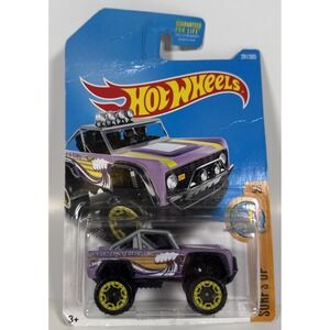 Hot Wheels Custom Ford Bronco 1:64 Purple Surf's Up 291/365 2017 DVB23-D9B0N